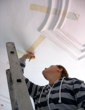 restaurátorský průzkum na faře